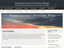 Tablet Screenshot of inspirationalchristiansfortoday.com